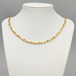 46cm Halsband i Flerfärgat Guld 14K 30.14g