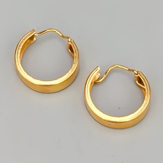 Creoler i Guld 18K 1.64g 15mm