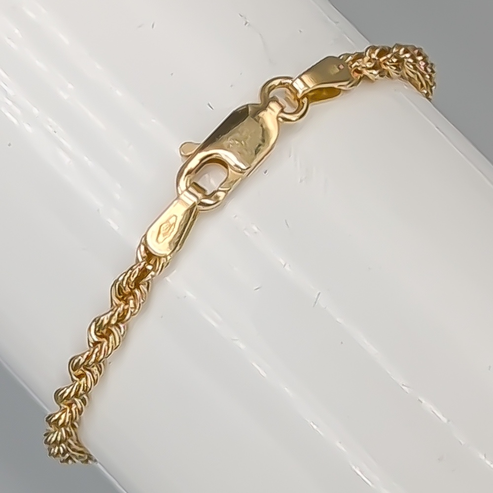18cm Cordell-länk i Guld 18K 2.14g - Bild 2