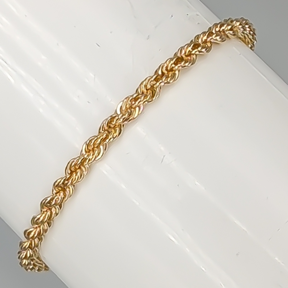 18cm Cordell-länk i Guld 18K 2.14g
