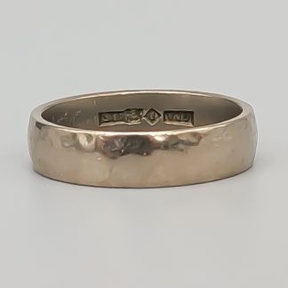 Hamrad Ring i Vitgud 18K 6.27g 17.25mm