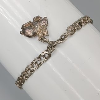 18cm Bismarcklänk i Silver med Berlocker S830 3.75g