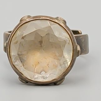 Ring i Silver med Bergkristall S925 5.74g 17mm