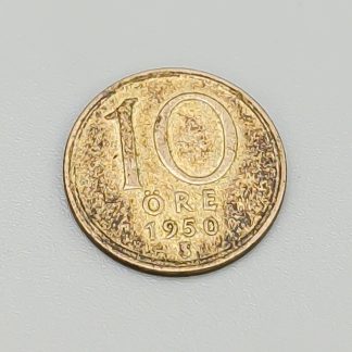 10 öre Sverige 1950 S400 1.46g