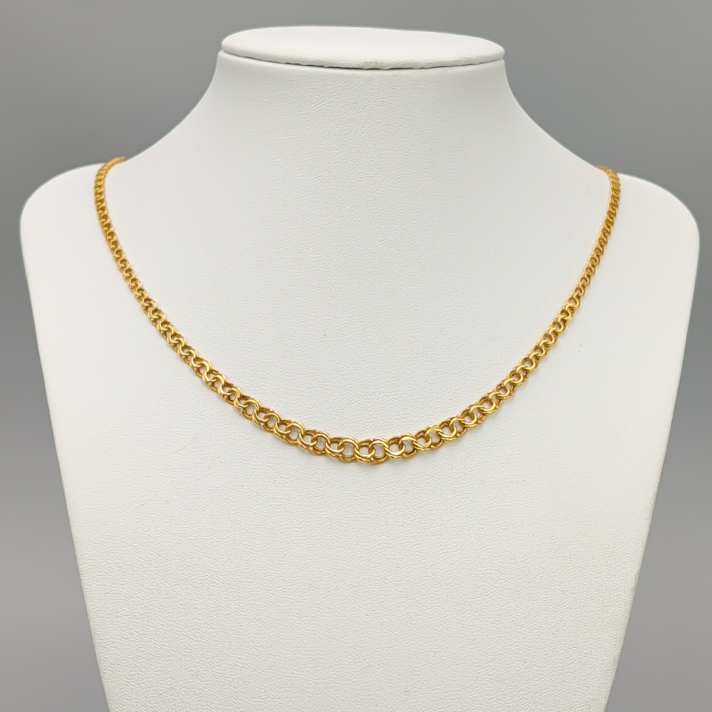 47cm Doserad Bismarcklänk i Guld 18K 9.54g
