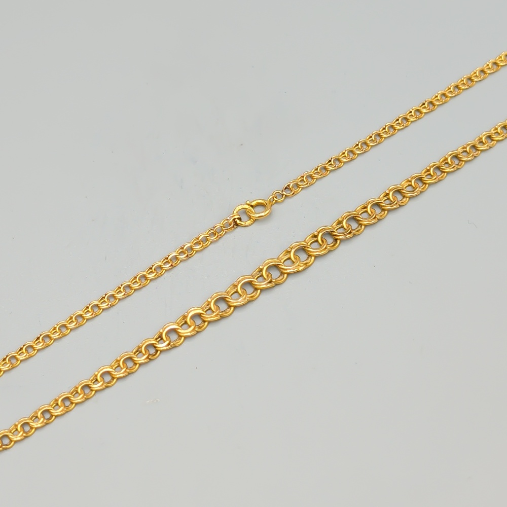 47cm Doserad Bismarcklänk i Guld 18K 9.54g - Bild 2