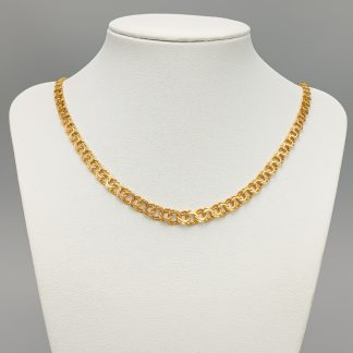 46cm Doserad Bismarcklänk i Guld 18K 21.39g