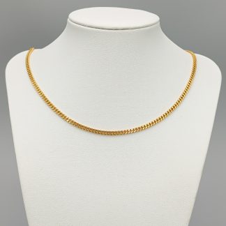 44cm Pansarlänk i Guld 18K 17.51g