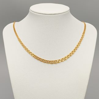47cm Doserad Bismarcklänk i Guld 18K 9.37g