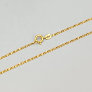 39.5cm Pansarlänk i Guld 18K 2.6g