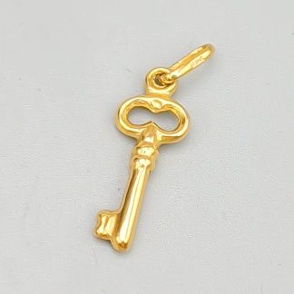 Hänge Guld Nyckel 18K 0.63g 22mm