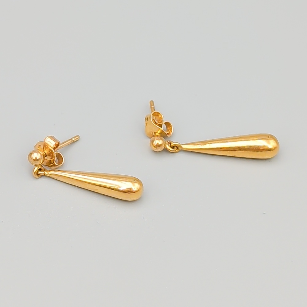 Örhängen i Guld 18K 1.86g 23mm