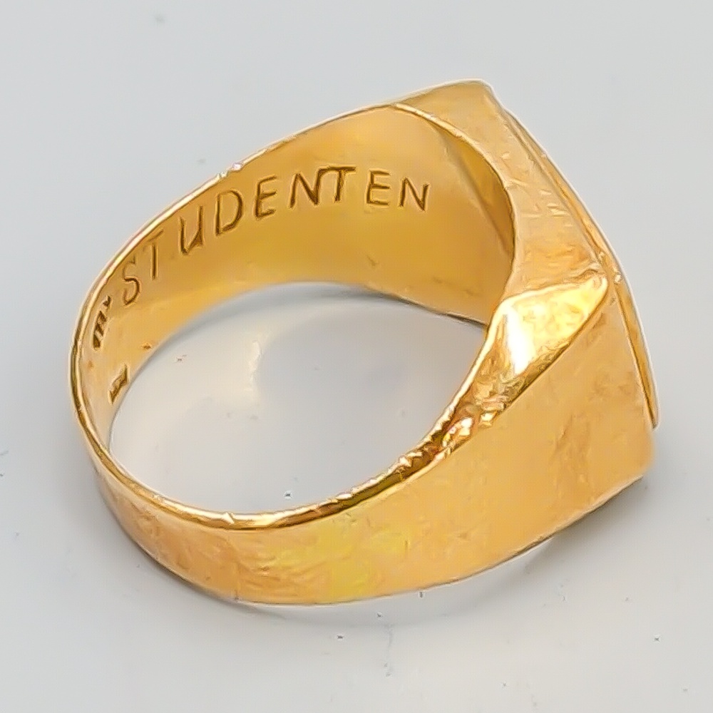 Klackring i Guld 18K 3.68g 17.75mm - Bild 2