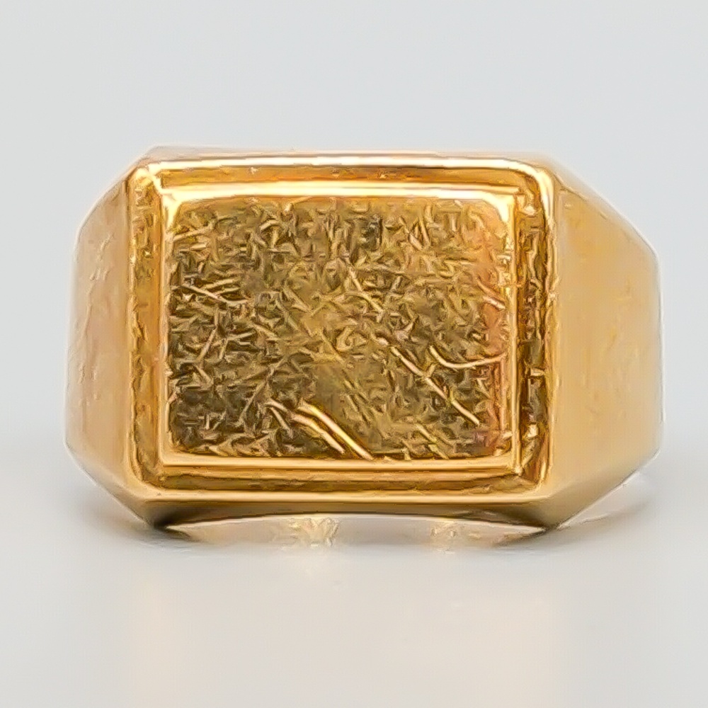 Klackring i Guld 18K 3.68g 17.75mm