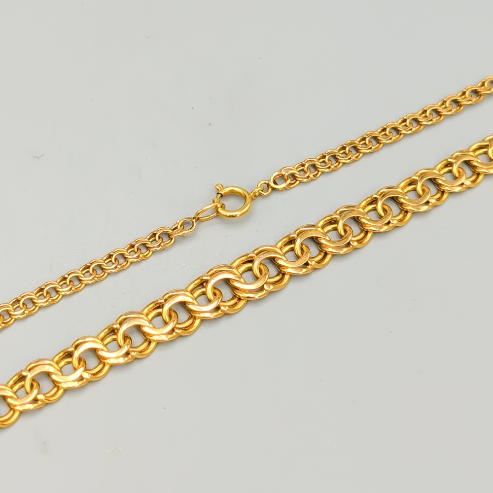 46.5cm Bismarcklänk i Guld 18K 24.79g - Bild 2