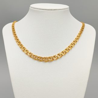46.5cm Bismarcklänk i Guld 18K 24.79g