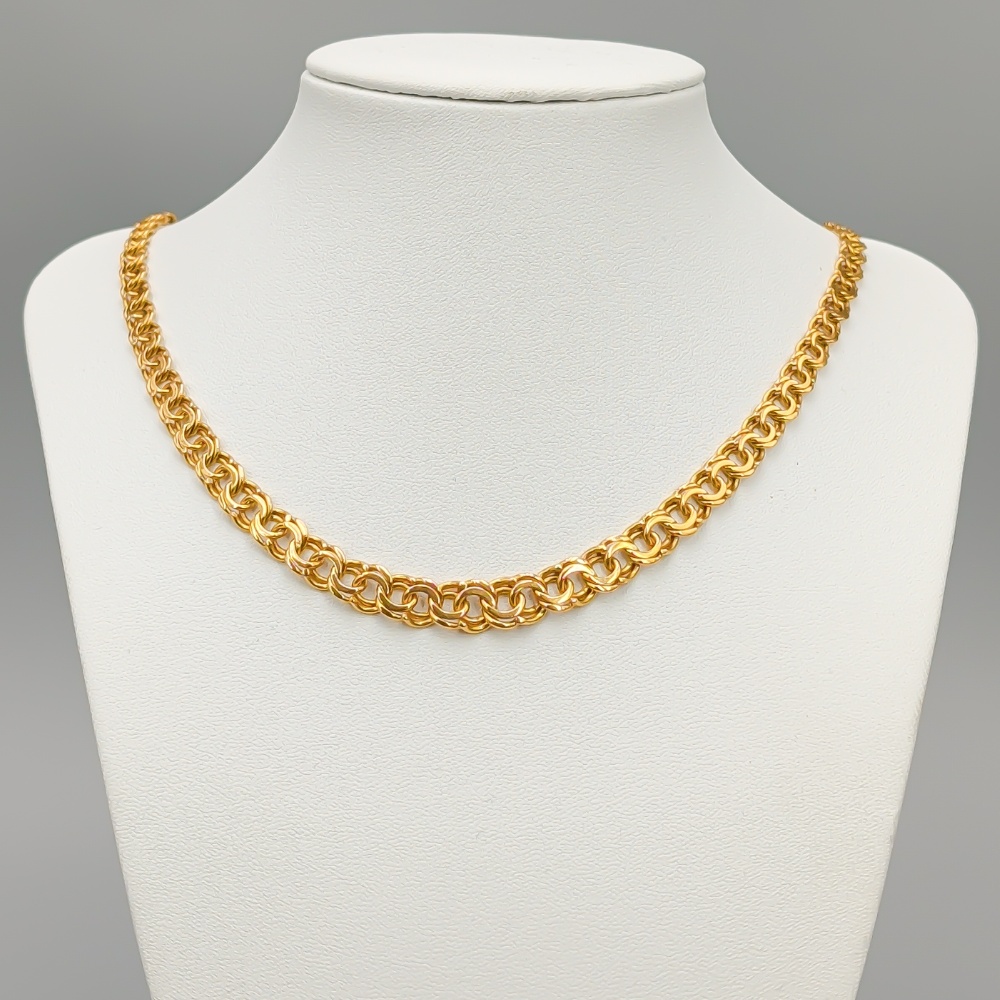 46.5cm Bismarcklänk i Guld 18K 24.79g