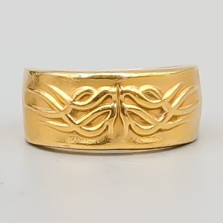 Ring i Guld 18K 5.64g 18mm