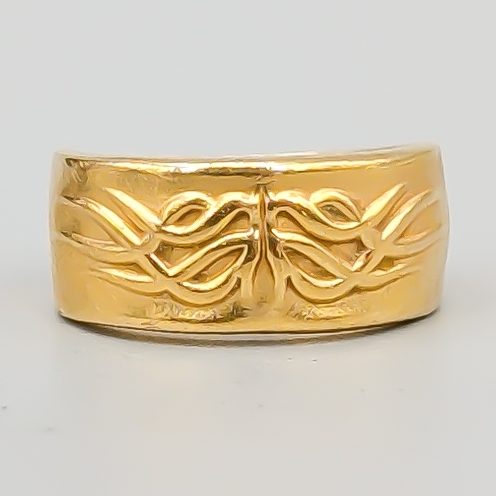 Ring i Guld 18K 5.64g 18mm