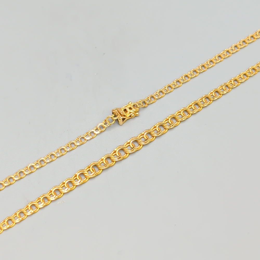 42cm Bismarcklänk i Guld 18K 7.98g - Bild 2