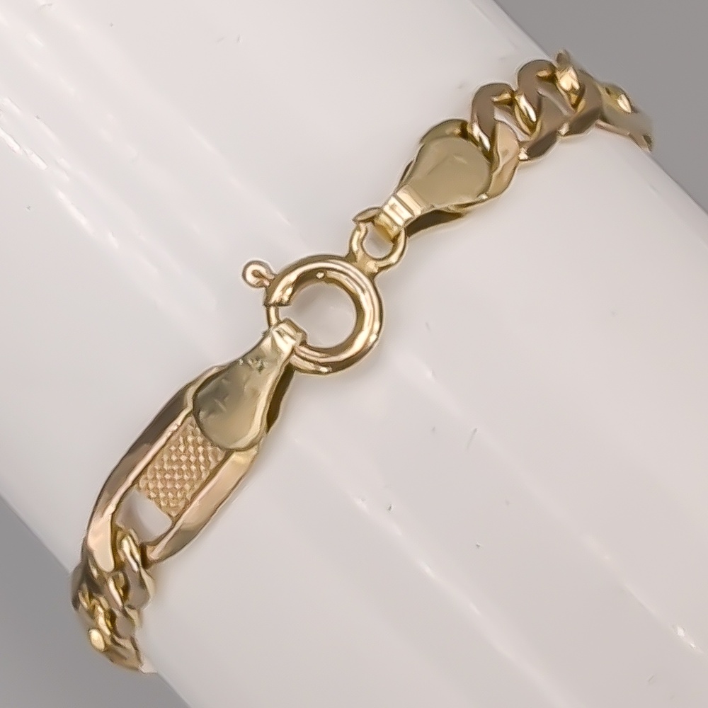 18.5cm Armband i Guld 14K 3.35g - Bild 2