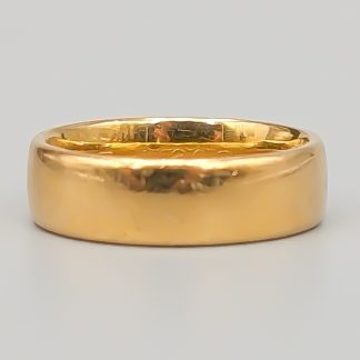 Slät ring i Guld 18K 8.17g 17.75mm