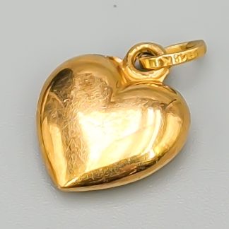 Hänge i Guld Hjärta 18K 1.02g 15mm
