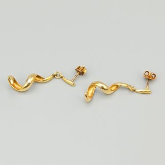Örhängen i Guld 14K 2.53g 33mm