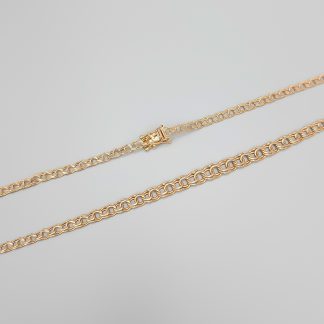 43cm Doserad bismarck-länk 18K 7.99g