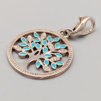 Thomas Sabo Hänge i Silver med Emalj Livets Träd S925 2.32g 18mm
