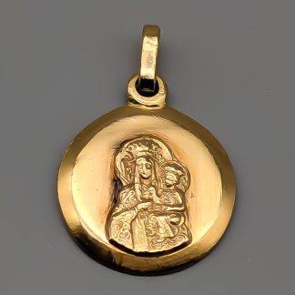 Hänge i Guld Maria med Jesubarnet 18K 5.84g 19mm
