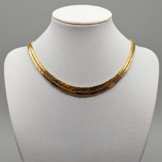 41.5cm Staketlänk i Guld 18K 36.37g