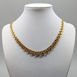 44cm Doserad Bismarcklänk i Guld 18K 33.64g
