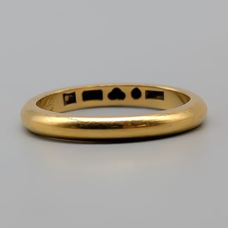 Slät ring i Guld 18K 5.86g 19.25mm