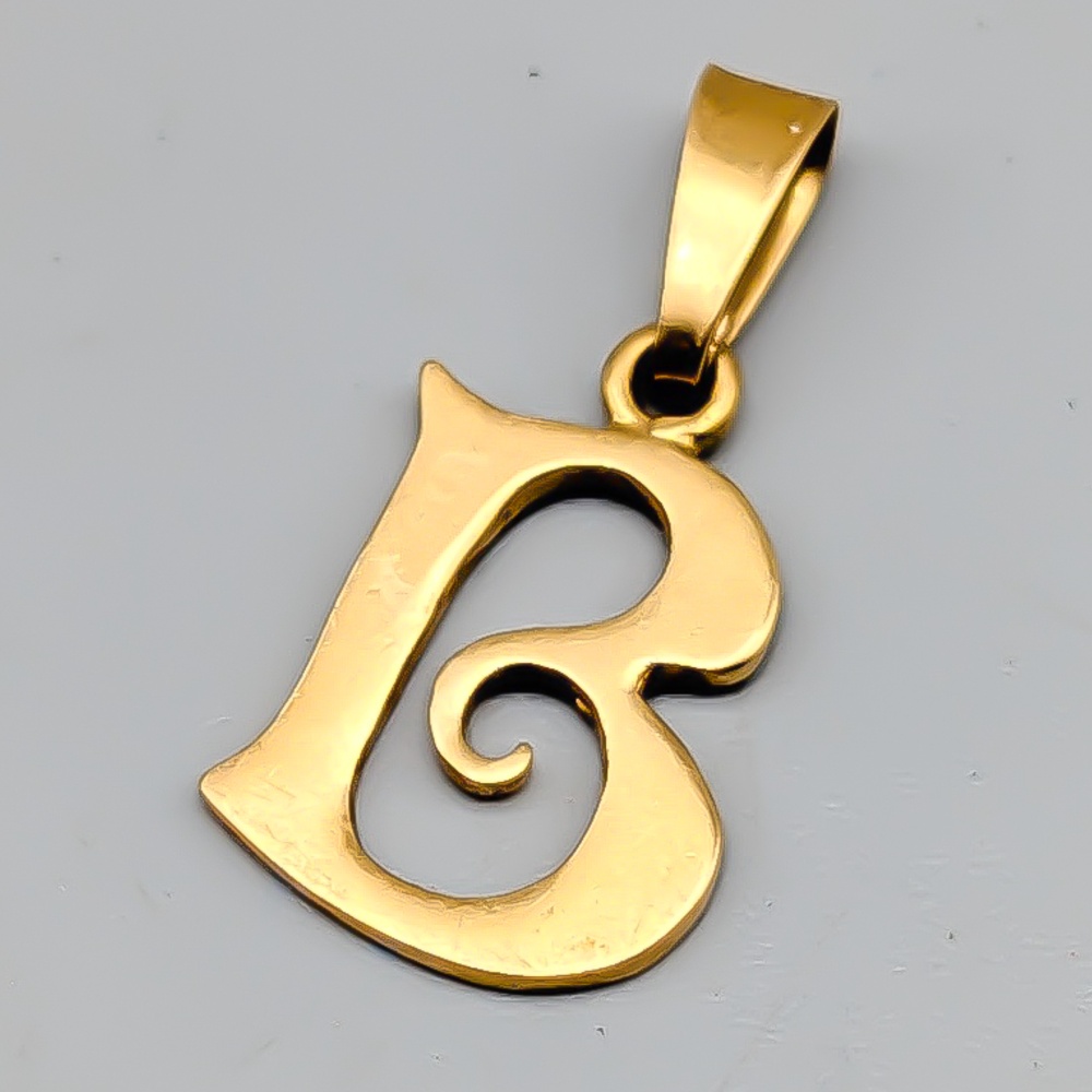 Hänge i Guld Bokstaven B 18K 0.98g 13mm - Bild 2