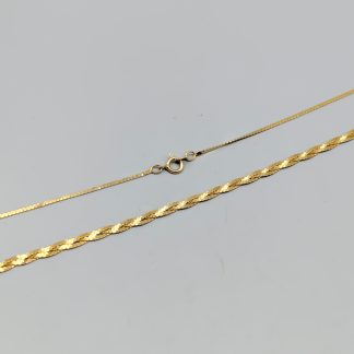 42.5cm S-länk i Guld 18K 3.72g