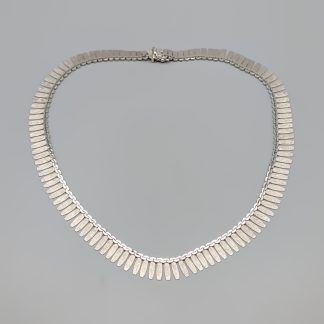 39.5cm Halsband i Vitguld 18K 27.1g