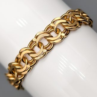 19.5cm Jo'ans Bismarcklänk i Guld 18K 26.29g