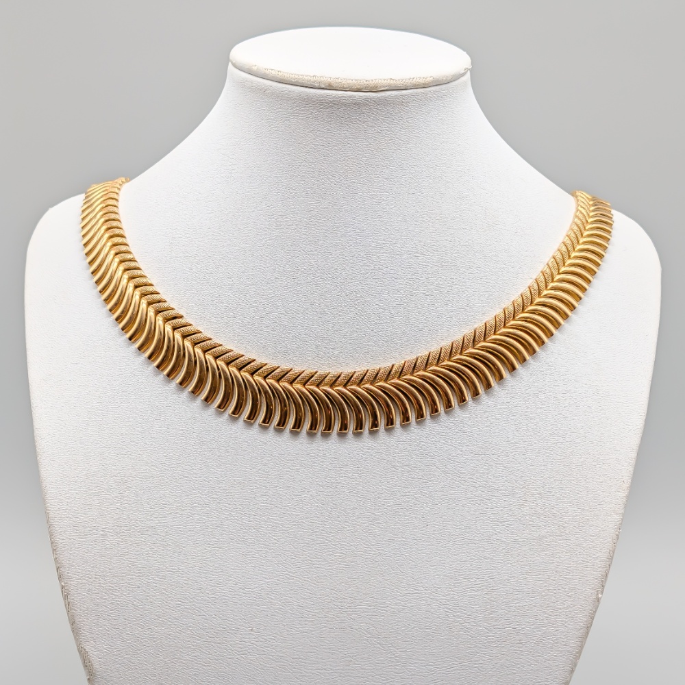 43cm Halsband i Guld 18K 48.91g