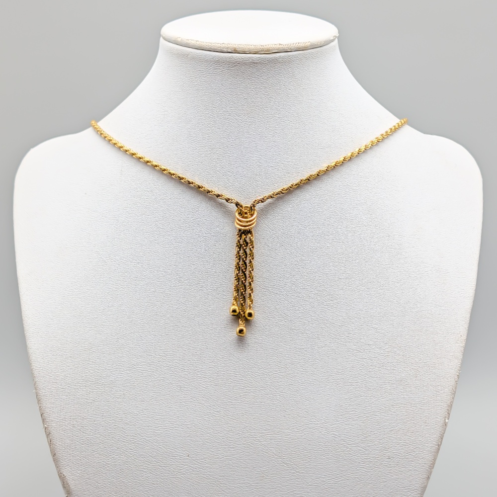 41.5cm Halsband i Guld 18K 14.91g
