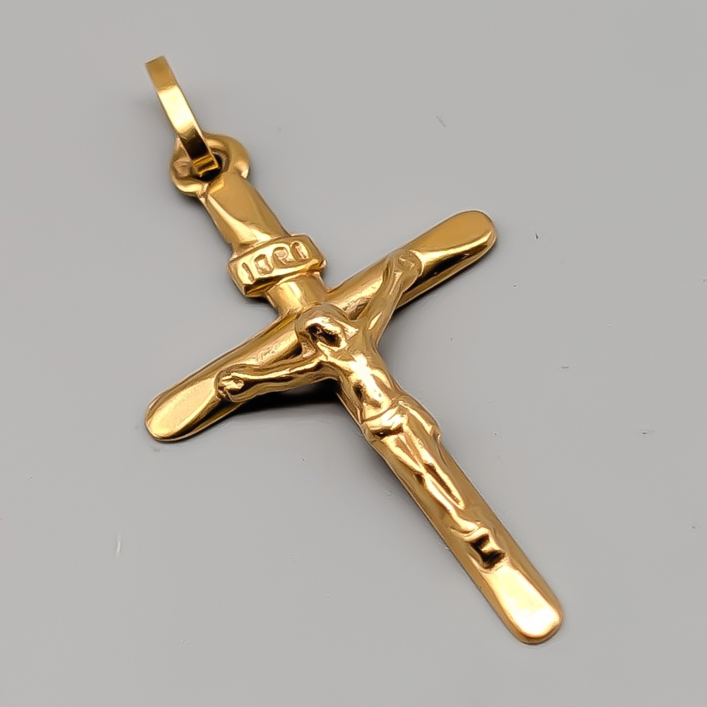 Hänge i Guld Krusifix 18K 1.04g 34mm