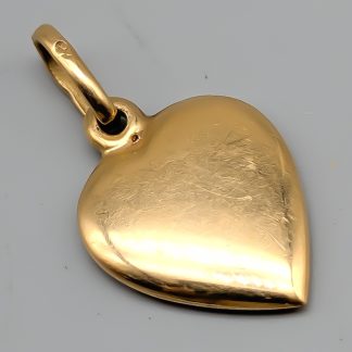Hänge i Guld Hjärta 18K 1.21g 17mm