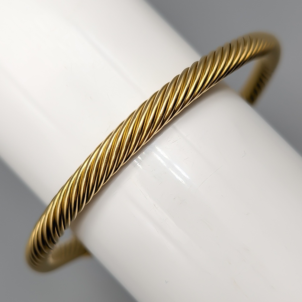 21cm Stelt armband i Guld med Diamanter, Pärlor och Rubiner 18K 26.35g - Bild 2