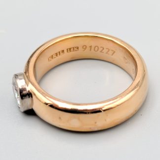 Diamantring i Guld-1