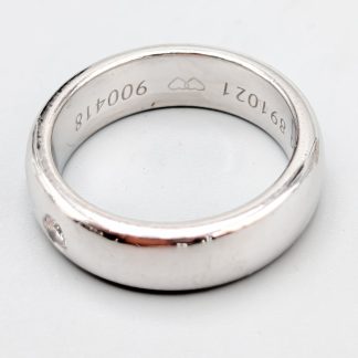 Diamantring i Vitguld-0