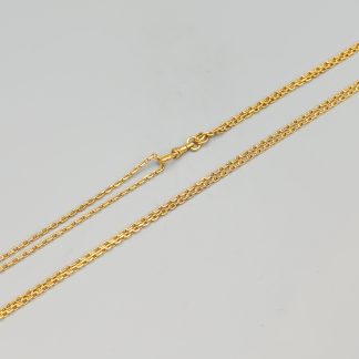 80cm Klocklänk Ankarlänk i Guld 18K 26.73g