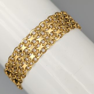 20.5cm X-Länk i Guld 18K 19.87g