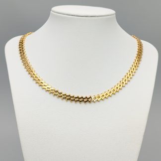 42.5mm Staketlänk i Guld 18K 23.91g