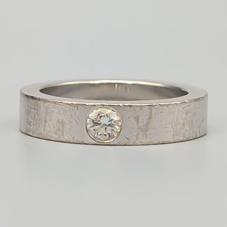 Diamantring i Vitguld 18K 12.71g 18.25mm