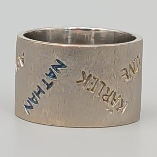 Ring i Vitguld 18K 13.99g 18.25mm